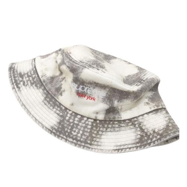 25SS 美品 Supreme シュプリーム Denim Crusher Bleached デニムクラッシャー ブリーチ ハット M/L