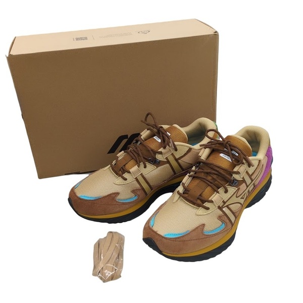 美品 DIGAWEL × MIZUNO ディガウェル ミズノ D1GD230801 Wave Rider β Brown Purple ウェーブライダー US10 28cm