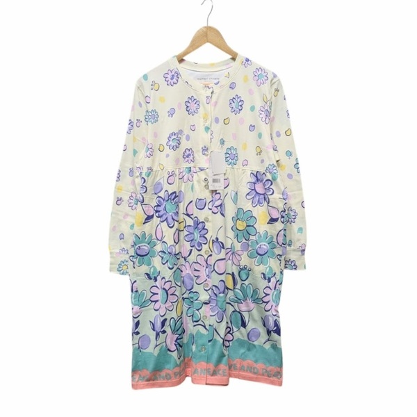 未使用品 tsumori chisato TSUMORI CHISATO SLEEP ツモリチサト スリープ ワコール UDO-159 ワンピース イエロー系 総柄 サイズ L