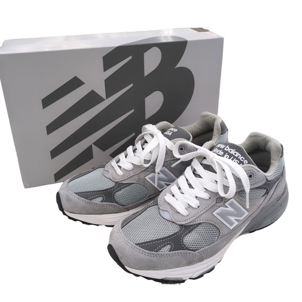 NEW BALANCE ニューバランス MR993GL US7.5 25.5cm D グレー スニーカー USA製