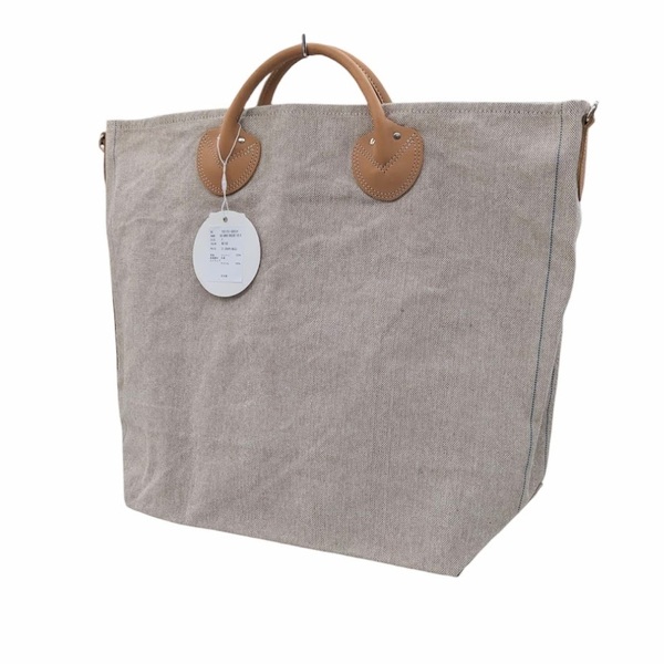 78 美品 YOUNG&OLSEN ヤングアンドオルセン ASH CANVAS TOTE キャンバス レザー トート