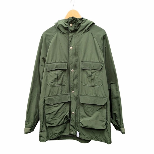 DESCENDANT ディセンダント Ron Herman ロンハーマン別注 BROOK 60/40 JACKET ロクヨンクロスマウンテンパーカー グリーン サイズ 3