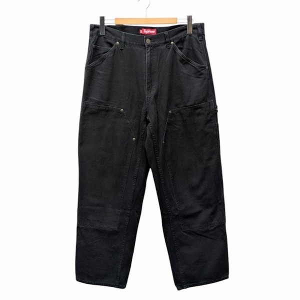 24FW SUPREME Supreme シュプリーム Double Knee Painter Pant ダブルニーペインターパンツ ブラック サイズ 34