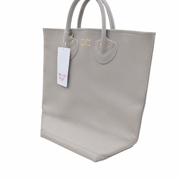 89 未使用品 YOUNG&OLSEN ヤングアンドオルセン EMBOSSED LEATHER HAVERSACK M BEIGE 2WAY ベージュ トート ショルダーバッグ