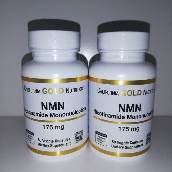 【2個セット】NMN ニコチンアミドモノヌクレオチド 175mg 60ベジカプセル California Gold Nutrition【新品・送料込】