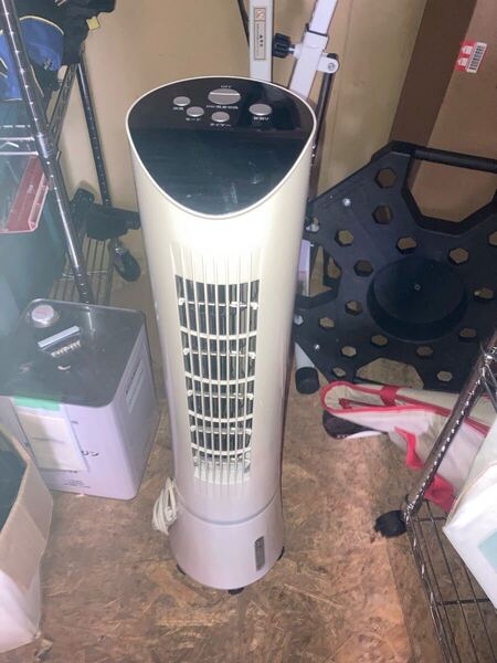 送料込み 冷風扇 アルファックス・コイズミ 扇風機 ACFー210/W ホワイト リモコン付 首振り 冷風扇
