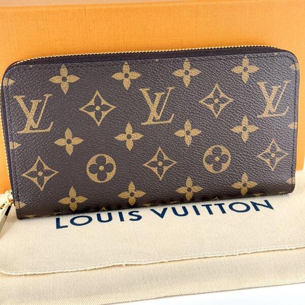 新品 ルイヴィトン モノグラム 長財布 ジッピーウォレット ラウンドジップ LOUIS VUITTON ファスナー M42616 RFID