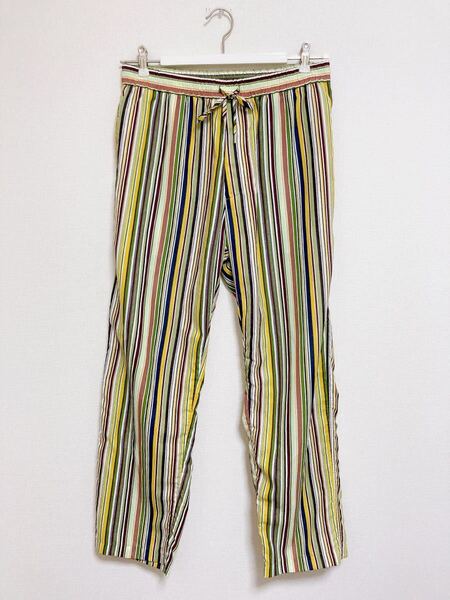 CABaNキャバンストライプパジャマパンツイージーパンツコットンカシミヤパーカーニットスウェット