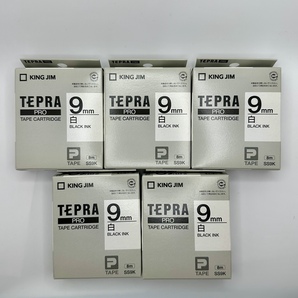 TEPRA PRO SS9K (白・黒文字)9mm 純正・新品 5個セット