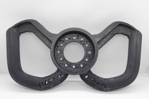 超軽量 ヨーク ステアリング 幅320mm YS-05-320 3Dプリンター 送料無料