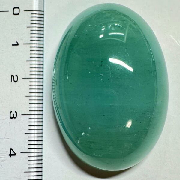 天然 アクアマリン キャッツアイ ルース 天然 特大粒 44.9x30.5x16mm、155.752ct ソーティング付き カボション 裸石 天然石