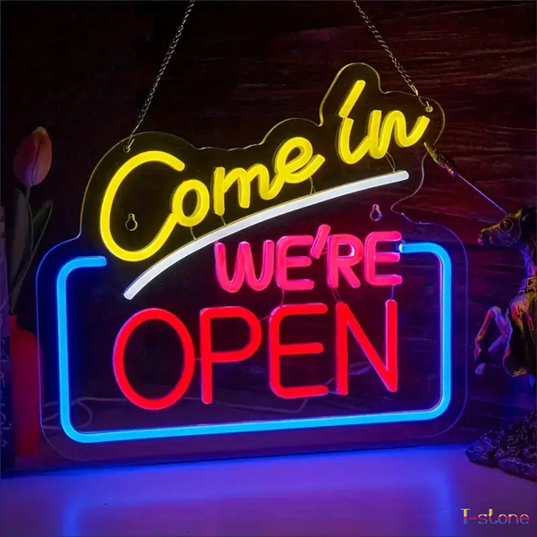 ネオンサイン LED看板 電飾 お洒落OPEN看板 アメリカンスタイル 店舗装飾 インテリア 存在感抜群 レストラン USB給電 ホテル 雰囲気作り