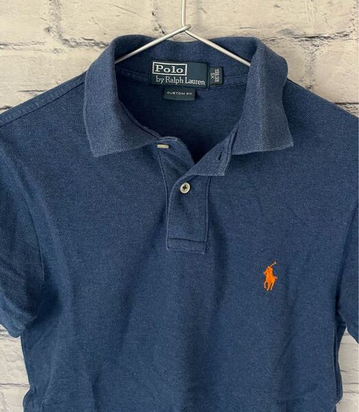 RALPH LAUREN ラルフローレン半袖ポロシャツXSサイズ中古 (管NO1149)