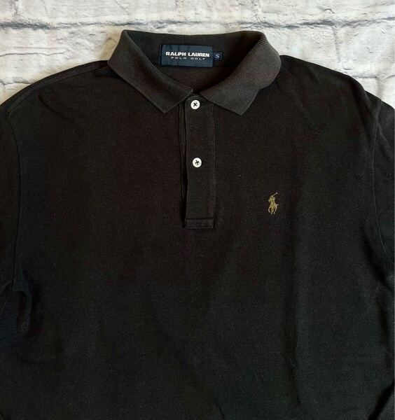 RALPH LAUREN GOLFラルフローレン長袖ポロシャツSサイズ中古 (管NO1094)