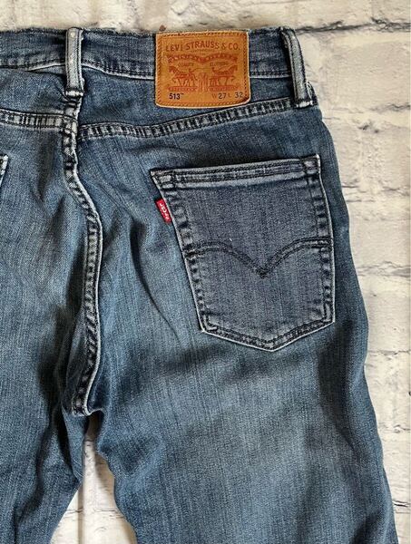 リーバイス513 Levi s スリムストレートジーンズ 27インチ中古(管NO981)