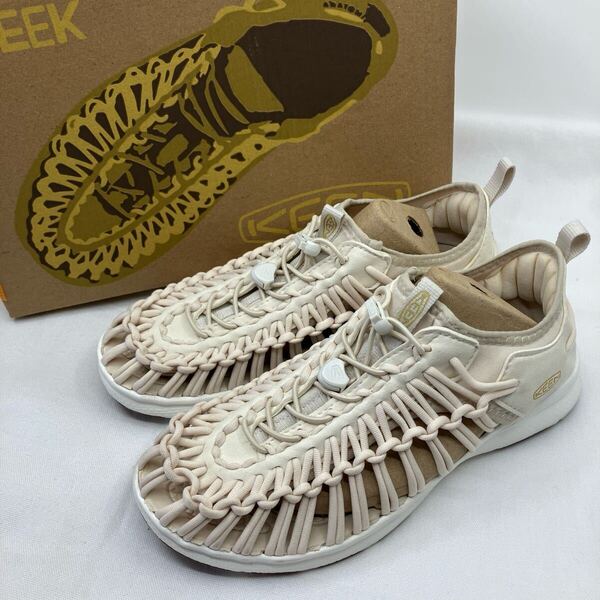 KEEN キーン UNEEK 03 ユニーク スポーツ サンダル 26.5cm 美品 ホワイト A461 A250509