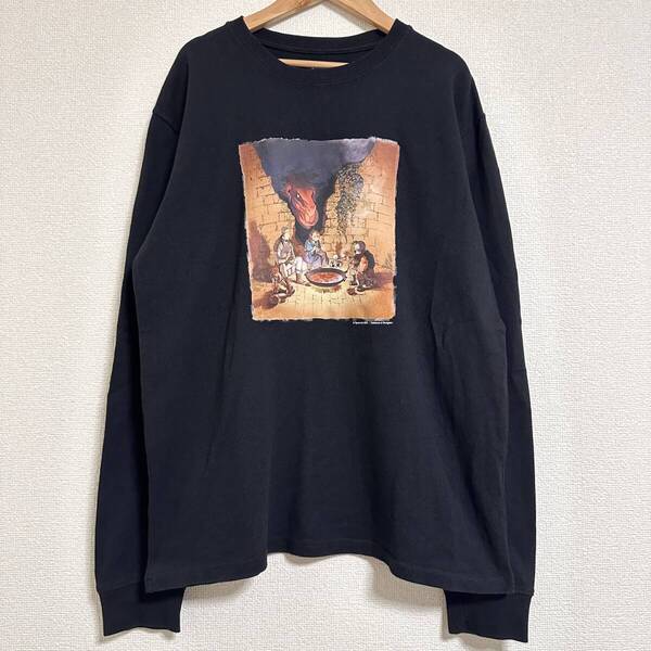 ダンジョン飯×BUMP OF CHICKEN Long Sleeve TEE ロングスリーブプリントTシャツ ロンT 長袖Tシャツ Lサイズ Y0359
