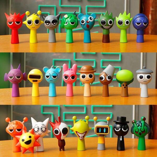SPRUNKI スプランキー オワックス ホラー音楽ゲーム 24個セット ぬいぐるみ