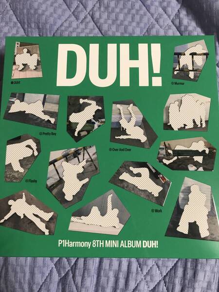 P1Harmony DUH! Plain White T ver.