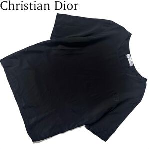【送料無料】Christian Dior クリスチャンディオール CDロゴ 刺繍 Tシャツ レディース 半袖