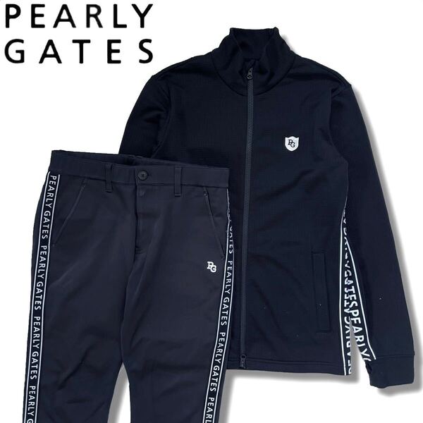 【送料無料】PEARLY GATES パーリーゲイツ セットアップ サイドライン メンズ 4 ジャケット パンツ ズボン M ゴルフ GOLF 上下