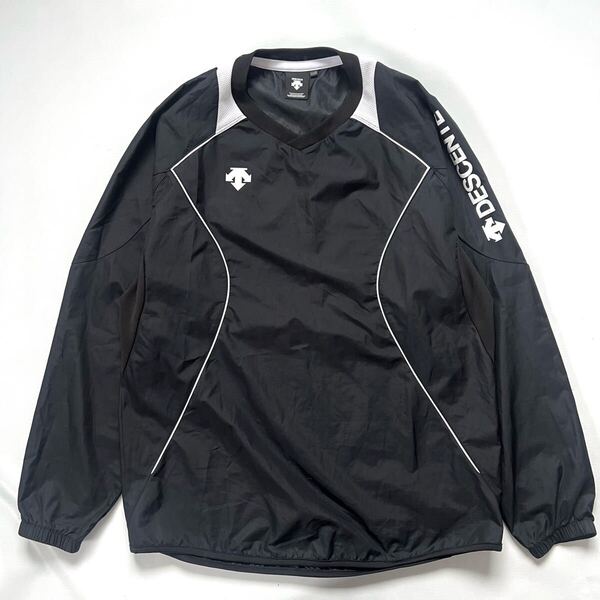 【送料無料】DESCENTE GOLF デサントゴルフ スニード ナイロンジャケット メンズ ブルゾン プルオーバー ブラック 黒