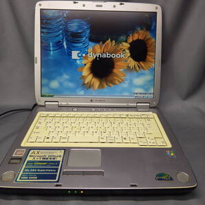 東芝 DynaBook AX/2525CMS Celeron 2.5GHz HDD40GB メモリ768MB WinXP Office 送料無料(0441)