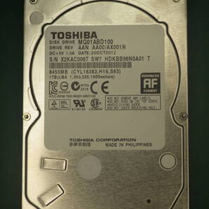 TOSHIBA 2.5インチHDD SATA MQ01ABD100 1000GB 動作確認済(1000019)