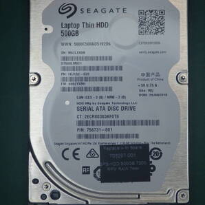 Seagate 2.5インチHDD SATA ST500LM021-1KJ152 500GB 動作確認済(500047)