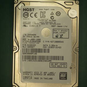 Hitachi 2.5インチHDD SATA HTS541010A9E680 1000GB 動作確認済(1000002)