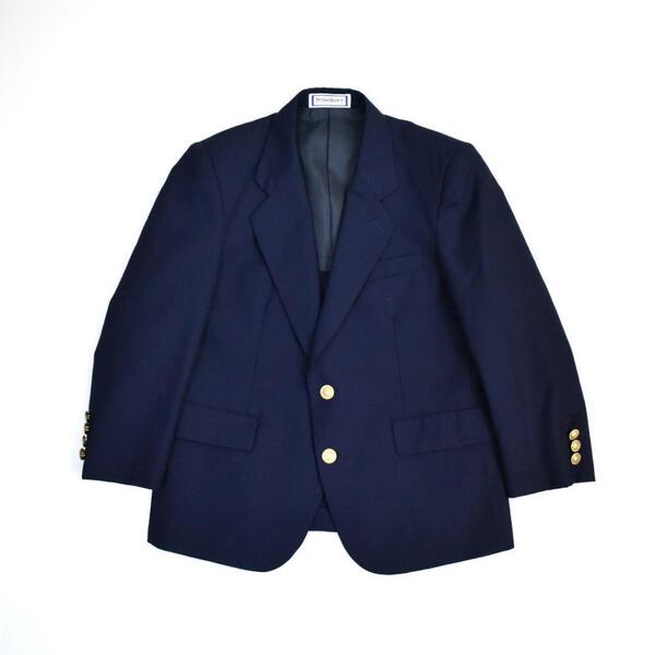 良品 Yves Saint Laurent イヴサンローラン 130 紺ブレ ブレザー ジャケット キッズ 子供服 フォーマル 金ボタン