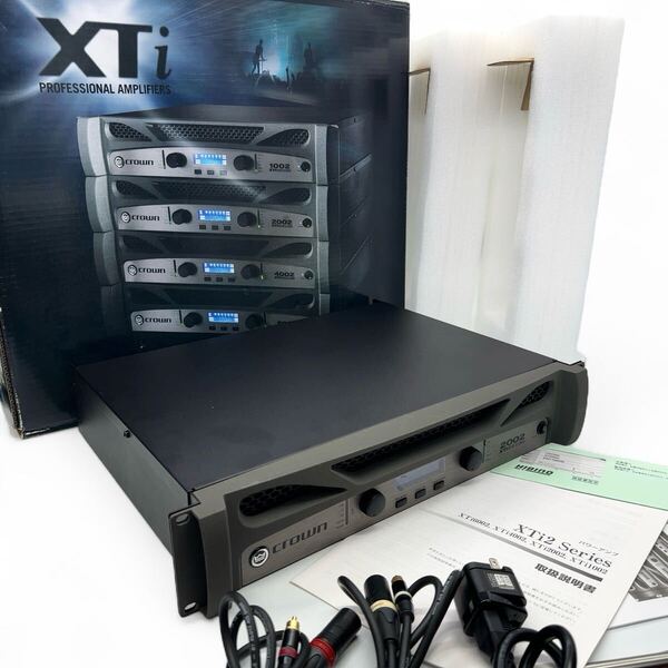 【新品同様/完動品】アムクロン AMCRON(現Crown)XTi 2002 パワーアンプ