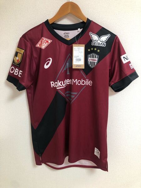 ヴィッセル神戸 2025 ホーム 半袖レプリカユニフォーム サッカー Jリーグ アシックス Lサイズ 2103A103 新品タグ付き送料無料!!