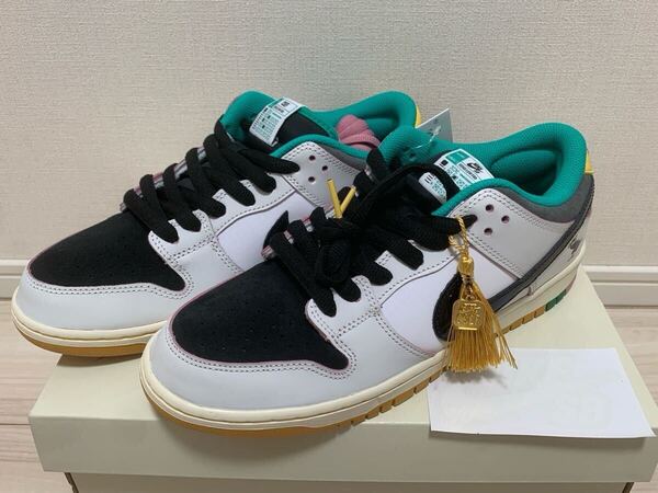 ☆未使用品 CSEF x Nike SB Dunk Low Pro QS White and Black 28.5cm US10.5 ナイキ ダンク ロー スケートボード snkrs HJ4132 100☆