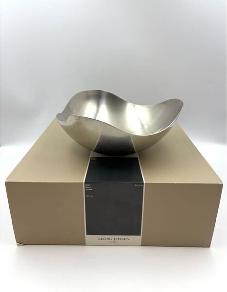 GEORG JENSEN ジョージ ジェンセン Bloom ブルーム ステンレス製 ボウル S 260mm 箱付