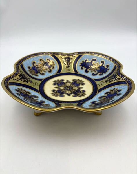 Noritake 菓子器 オールドノリタケ 1911年 金彩 希少 レア 飾り皿 花柄 四つ足 脚付 皿