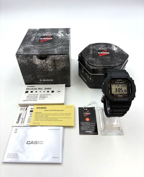 新品未使用品 CASIO G-SHOCK カシオ GショックGW-5000U 電波ソーラー ブラック メンズ腕時計
