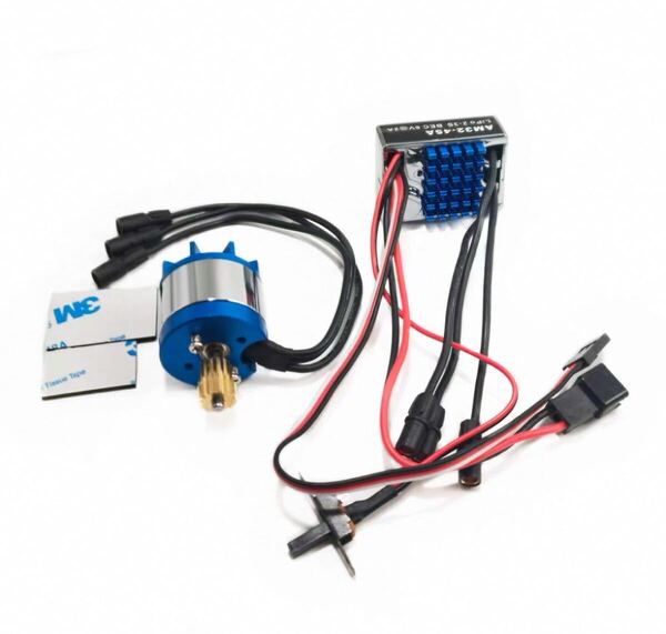 WPL MN86 MN128 MN86S ブラシレスモーター+アンプ アウトランナー 2400kv 45A ESC ラジコン クローラー パーツ 2830低速トルク補償付