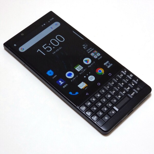 美品 日本版 SIMフリー BlackBerry KEY2 BBF100-9