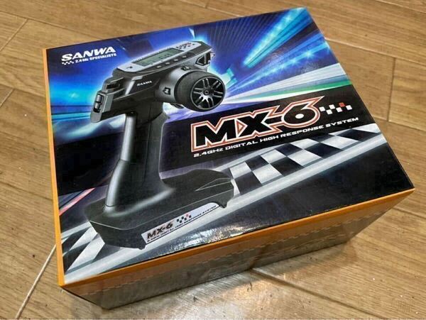 ☆SANWA サンワ★MX-6★2.4G RCプロポ 送信機のみ!新品未使用品☆送料込み!!受信機 ラジコン フタバ タミヤ BL-SIGMA SRM-102Z RX-391
