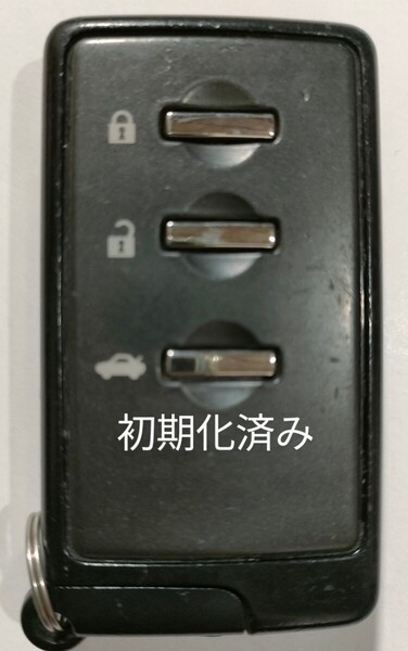 初期化済スバル純正スマートキー3ボタン 基盤番号271451-7180カバー番号:001YUA1127 14AGT新品電池サービス③