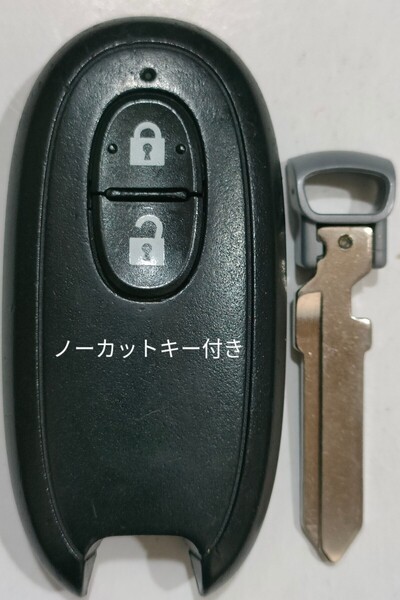 スズキ純正スマートキー2ボタン ワゴンRパレットアルトMRワゴンAZワゴン007YUUL0212ノーカットキー付き 新品電池付き4