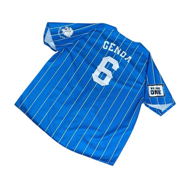埼玉西武ライオンズ 西武ライオンズ 西武 Fanatics ファナティクス レプリカユニフォーム ストライプ ブルー 源田壮亮 6 Mサイズ