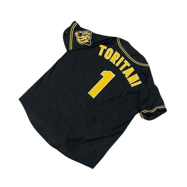 【超希少品】阪神タイガース 阪神 タイガース MIZUNO ミズノ レプリカユニフォーム鳥谷敬 鳥谷 1 黒 ブラック 刺繍 Lサイズ
