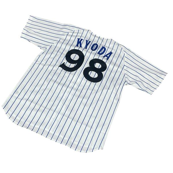 横浜DeNAベイスターズ 横浜ベイスターズ 京田陽太 京田 98 復刻レプリカユニフォーム レプリカユニフォーム ホーム 刺繍 Lサイズ