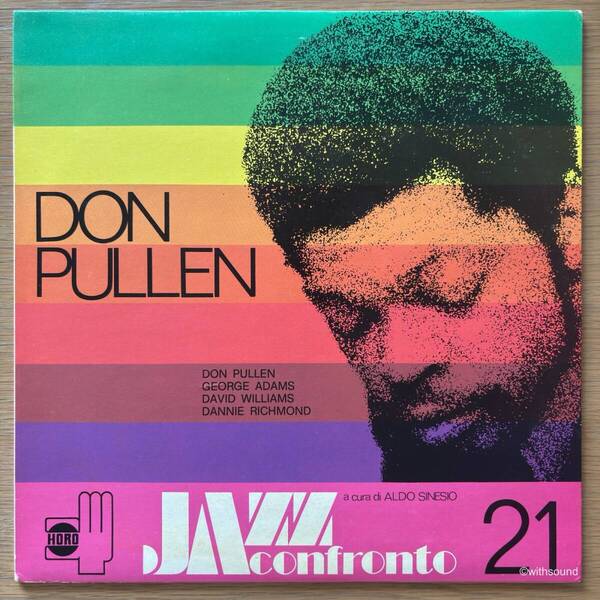 イタリアオリジナル DON PULLEN Jazz A Confronto ITALIAN ORIG LP 1975 HORO HLL 101-21