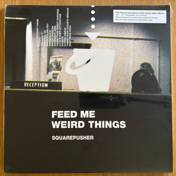 シールド未開封 SQUAREPUSHER Feed Me Weird Things REISSUE DOUBLE LP+10 INCH SEALED 2021 WARP SQPRLP001C