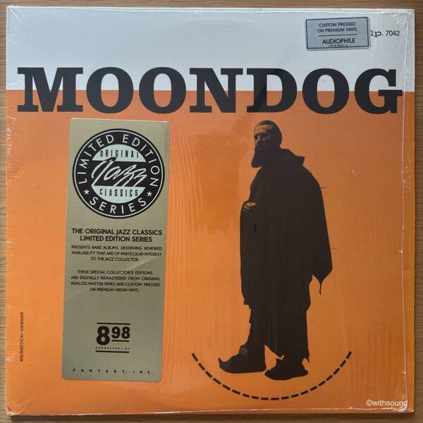 シュリンク付き MOONDOG S/T REISSUE LP IN SHRINK 1990 PRESTIGE OJC-1741