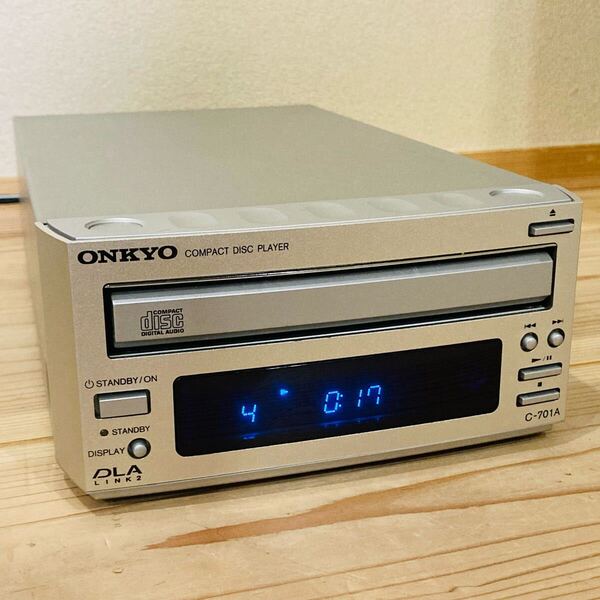 ONKYO C-701A ベルト交換済み 動作良好 美品 オンキョー オンキョウ オンキオー オンキヨー CDデッキ CDプレーヤー