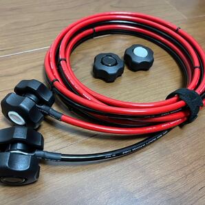 3m 延長コード 8sqケーブル 接続ナット バッテリーナット付き! モーターガイド ミンコタ レンタルボート エレキモーター デルコ 12v 24v